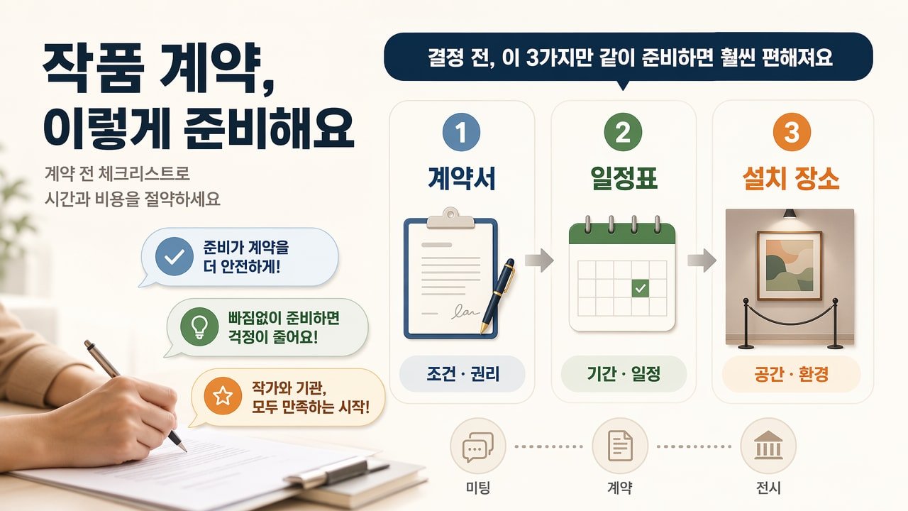 결정 전, 이 3가지만 같이 준비하면 훨씬 편해져요