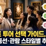 도슨트 투어 선택 가이드, 시간·동선·관람 스타일별 추천 방식