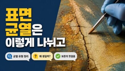 미술작품 보존 상태는 어떻게 확인할까, 표면 균열과 변색을 구분하는 기준