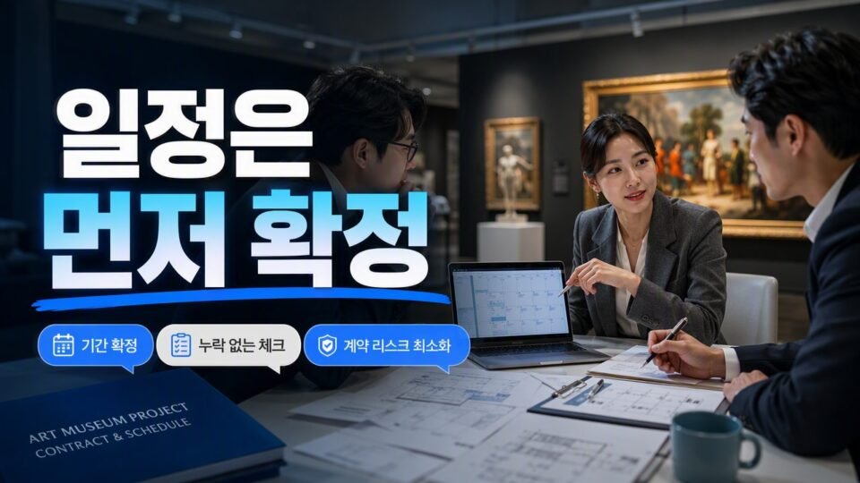 미술관 대관 문의할 때 가장 먼저 막히는 질문, 계약 전 일정·비용 협의에서 생기는 오해 4가지