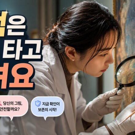 미술관 작품 보존 상태 확인할 때 ‘변색’과 ‘오염’ 구분이 어려운 이유, 현장에서 이렇게 보면 빠르다