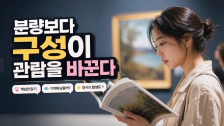 전시 도록이 얇아 보일 때 놓치기 쉬운 포인트, 분량 차이로 달라지는 구성과 이해 포인트