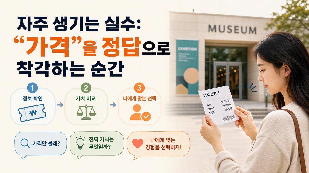 자주 생기는 실수: “가격”을 정답으로 착각하는 순간